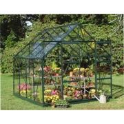 Halls Magnum 810 Forest Green Greenhouse 10x8 Polycarbonate - image 2