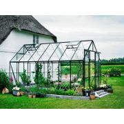 Halls Magnum 814 Forest Green Greenhouse 14x8 Toughened Glass Long Pane 70897