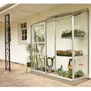 Halls Mill - Aluminium Wall Garden 6x2 Horticultural Glass