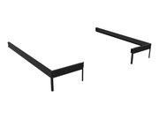 Halls QUBE 612 6x12 Lean-To Greenhouse Base Black F06449