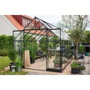 Halls QUBE+ Greenhouse 816 Black Toughened Glass - F09864