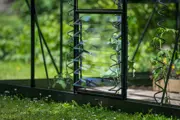 Halls QUBE Greenhouse Louvre Window Vent Kit - Black