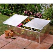 Halls Silver Aluminium Cold Frame 4x3 Polypropylene