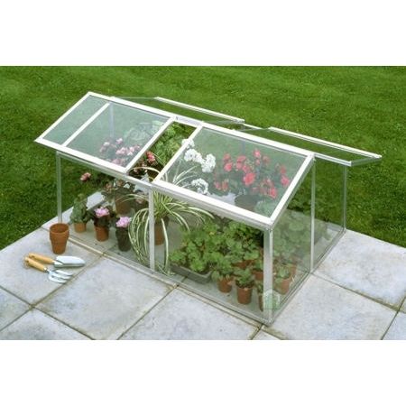 Halls Silver Aluminium JUMBO Cold Frame Toughened Glass 4x3