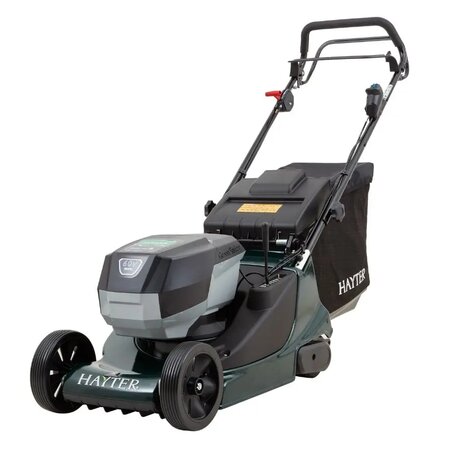 Hayter Harrier 60V Cordless Push Lawnmower (377A) With Battery and Charger - image 1