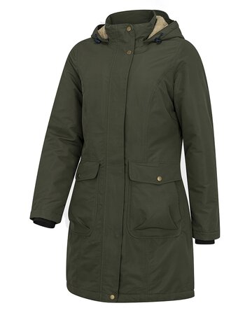 fern-green-ladies-dog-walking-coat-front