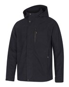 Front view of Hoggs of fife Struther waterproof zip through NAVY