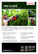 Honda HHH36BXB Cordless Hedge Trimmer, 2Ah Battery & Charger - image 3