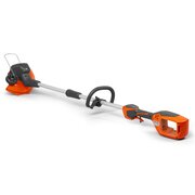 Husqvarna 110iL FLXi battery grass trimmer 970531201 side view with edging guard and adjustable handle