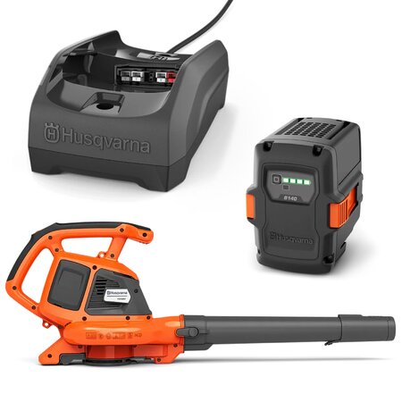 Husqvarna 120iBV Blower and Vacuum Kit with Battery and Charger
