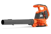 Husqvarna 120iBV Blower and Vacuum shown from an angled side view