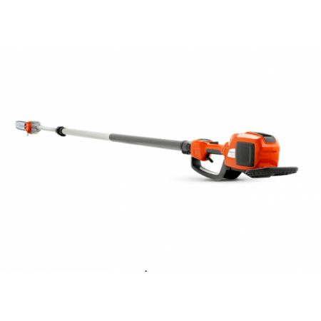 Husqvarna 530iPT5 Battery-Operated Telescopic Pole Saw set against a white background