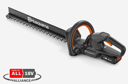 Husqvarna Aspire H50-P4A Hedge Trimmer Kit - Includes 2.5Ah battery plus charger