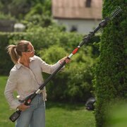 Husqvarna Aspire P4A Telescopic Pole Accessory in Use