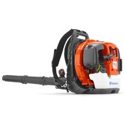 Husqvarna 360BT backpack blower 65.6cc petrol leaf blower with ergonomic harness and round nozzle for professional garden clearing