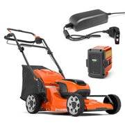 Husqvarna LC 142iS Self-Propelled Battery Lawnmower Kit with QC80 Charger and BLi20 Battery