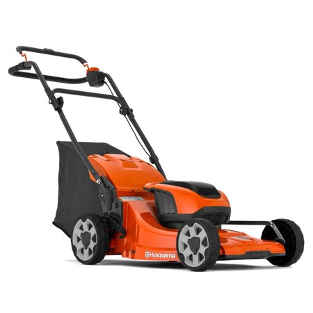Husqvarna LC142i battery lawnmower 42cm cordless mower with grass collector