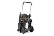The Husqvarna PW360 Pressure Washer showing the on board storage