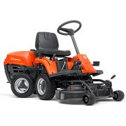 Husqvarna Rider R112C compact ride-on mower with 85cm Combi cutting deck and articulated steering