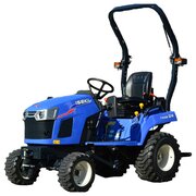 Iseki TXGS24 23hp sub-compact diesel tractor with 4WD and ROPS on white background