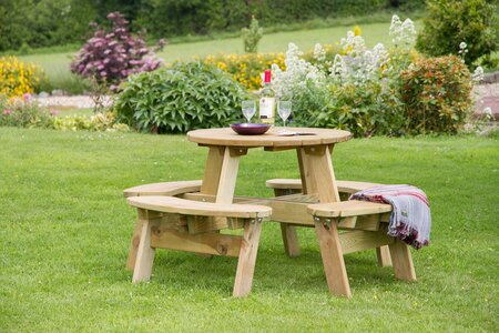 Katie Round Picnic Table - 00438