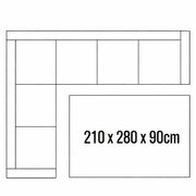 Leisure Grow Deluxe Cover - Medium Modular Cover Dimensions