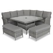 LeisureGrow - Monaco Stone Large Square Dining Modular - MSTO/SET12 - image 1