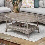 St Tropez sand garden sofa lounge set - set 5 - Table set up