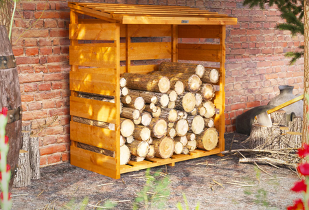 Powersheds 4x2ft Timber Power Log Store