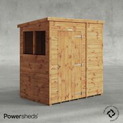 Powersheds 6x4ft Power Pent Wooden Storage Shed (64PP)
