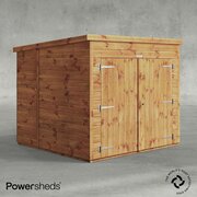 Powersheds 6x6ft Power Pent Wooden Bike Shed (66PPB)