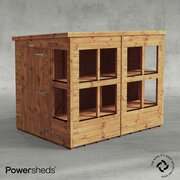 Powersheds 8x6ft Wooden Power Pent Potting Shed (86PPPS)