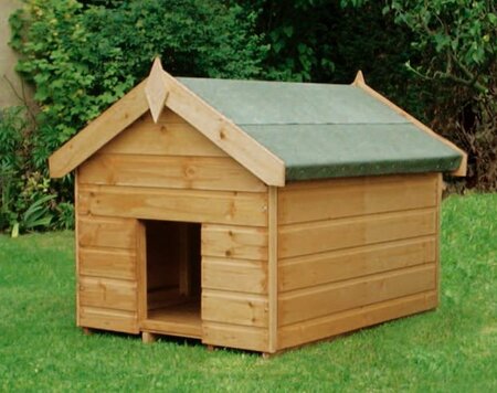 Shedlands Wooden 4x3ft Dog Yard Kennel