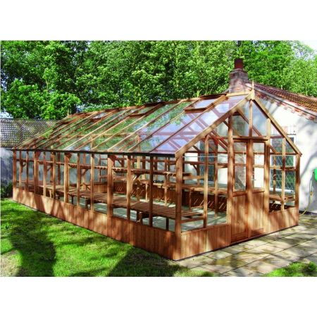Swallow FALCON OILED Greenhouse 3900x9600 or 13'1 x 31'6 Double Doors