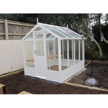 Swallow KINGFISHER ThermoWood Greenhouse 2035x1290 or 6'8 x 4'3 PAINTED - image 1