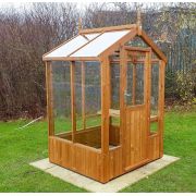Swallow LARK ThermoWood Greenhouse 1400x1290 or 4'7 x 4'3 - image 2