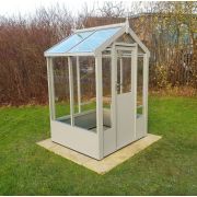 Swallow LARK ThermoWood PAINTED Greenhouse 1400x1290 or 4'7 x 4'3