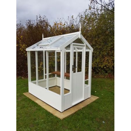 Swallow LARK ThermoWood PAINTED Greenhouse 1400x1920 or 4'7 x 6'4