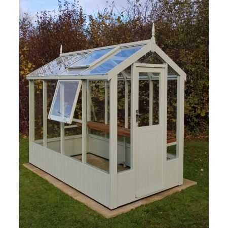 Swallow LARK ThermoWood PAINTED Greenhouse 1400x2550 or 4'7 x 8'4