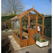 Swallow ROBIN ThermoWood OILED Greenhouse 1720x3840 or 5'8 x 12'7