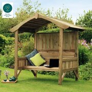 Burghley Garden Arbour in full shot