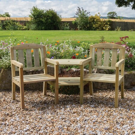 Caroline Garden Love Seat  Companion Seat full image