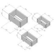 Gresford Planter Set dimensions