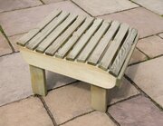 Zest 4 Leisure lily relax foot stool on a patio - full image