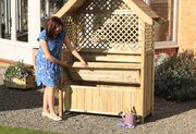 Zest 4 Leisure - Norfolk Arbour with Storage Box - Code 00505 - Lifestyle1