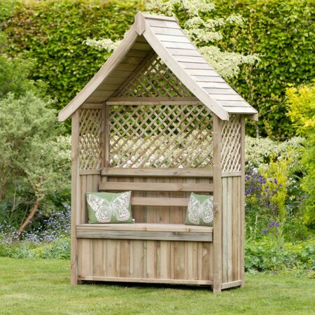 Norfolk Arbour with Storage Box full image