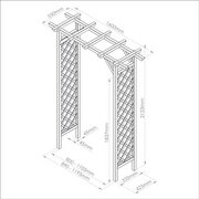 Zest 4 Leisure sunset arch dimensions