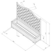 York Planter dimensions