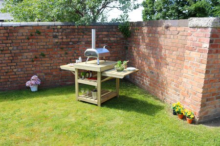 Zest Garden Pizza Oven Table - 46454 - image 1