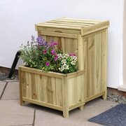 Parcel Store with Planter full image